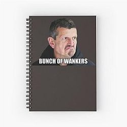 Guenther Steiner funny Spiral Notebook