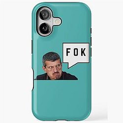 Guenther Steiner Funny Quotes Guenther Steiner Upset F1 iPhone Tough Case