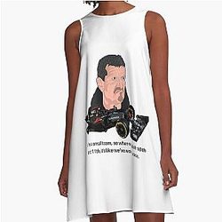 Guenther Steiner Funny Quotes A-Line Dress