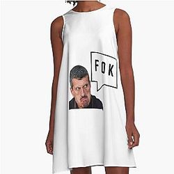Guenther Steiner Funny Quotes Guenther Steiner upset A-Line Dress