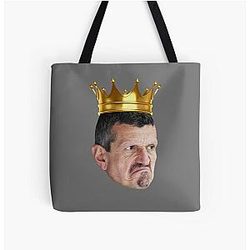 King Guenther Steiner Oil Paint Formula 1 Tote Bag