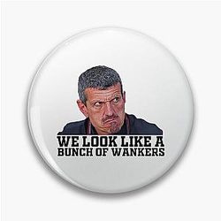 Funny F1 boss Guenther Steiner Pin