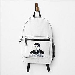 An Impressed Guenther Steiner with Backpack