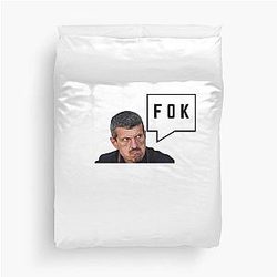 Guenther Steiner Funny Quotes Guenther Steiner Upset F1 Duvet Cover