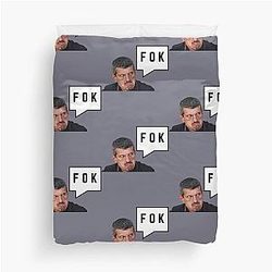 Guenther Steiner funny FOK Duvet Cover
