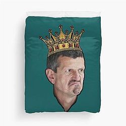 An Unimpressed Guenther Steiner Twin-Fit Duvet Cover