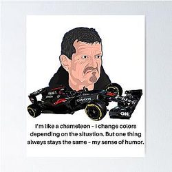 Guenther Steiner funny quotes Poster