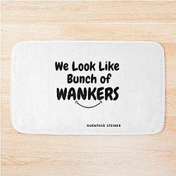Guenther Steiner funny Bath Mat