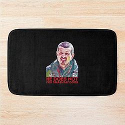 Guenther Steiner F1 He Does Not Smash My Door Bath Mat