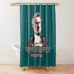 A Conquering Guenther Steiner Shower Curtain