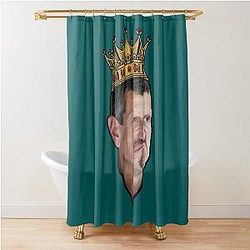 An Unimpressed Guenther Steiner Shower Curtain