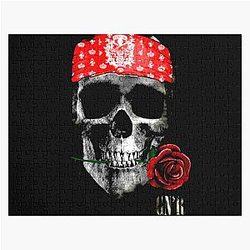 Skull art - Guns Roses Jigsaw Puzzle