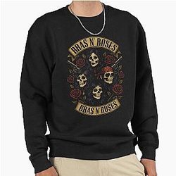 Bras n Roses All Female Guns Roses Tribute Pullover Sweatshirt
