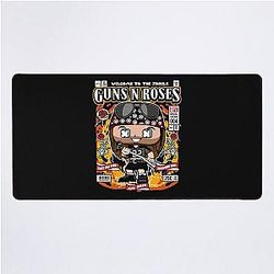 Guns N Roses Welcome To The Jungle Sweet Child of Mine November Rain Axl Rose Heavy Metal Music Fan Desk Mat