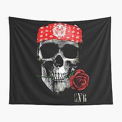 Skull Art Tapestry