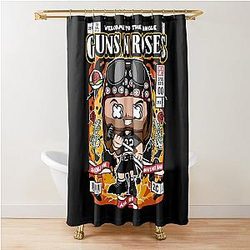 Guns N'Roses: Welcome to the Jungle - Sweet Child 'O' Mine November Rain Axl Rose Heavy Metal Music Shower Curtain