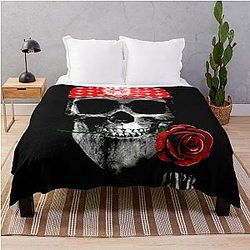 Skull Art - Guns N' Roses Throw Blanket