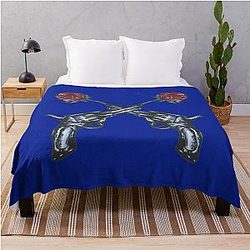 Guns N Roses Sticker Throw Blanket