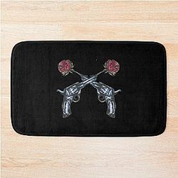 Guns Roses Sticker Bath Mat