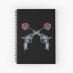 Guns Roses Sticker Spiral Notebook