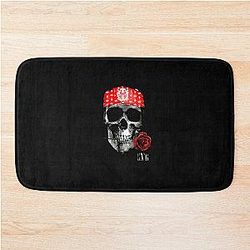 Skull art - Guns Roses Bath Mat