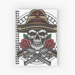 Guns n Roses Mexico Edition Spiral Notebook