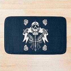 Guns n Rose Bathroom Mat