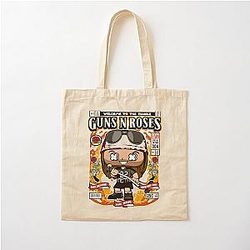Guns N' Roses Welcome To The Jungle Sweet Child O' Mine November Rain Axl Rose Heavy Metal Music Fan Cotton Tote Bag