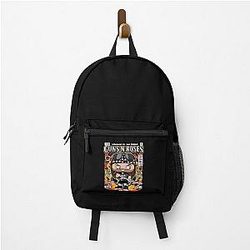 Guns N Roses Welcome To The Jungle Sweet Child O' Mine November Rain Axl Rose Heavy Metal Music Fan Backpack