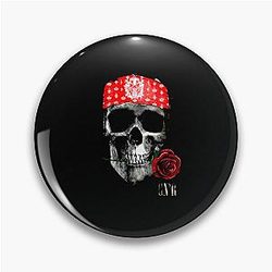 Skull art Guns Pin