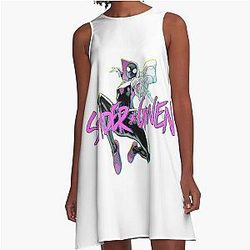 Gwen Stacy as Spider-Gwen A-Line Dress