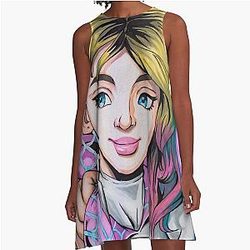 Ghost Spider Gwen Stacy A Line Dress