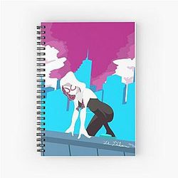 Gwen Stacy Spider-Women Spiral Notebook