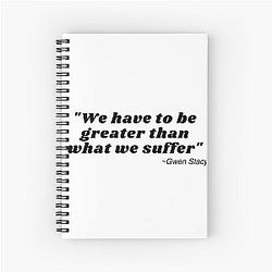 Gwen Stacy Spiral Notebook