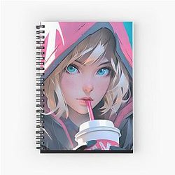 Gwen Stacy Spiderverse Coffee Notebook