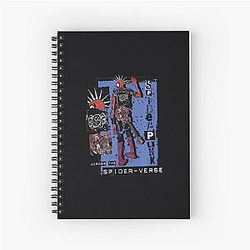 Miles Morales Gwen Stacy Across Spiral Notebook