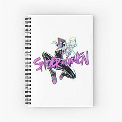 Gwen Stacy as Spider Gwen Spiral Notebook