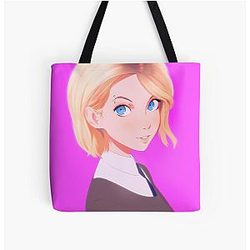 Gwen Stacy Into The Spiderverse version All Over Print Tote Bag