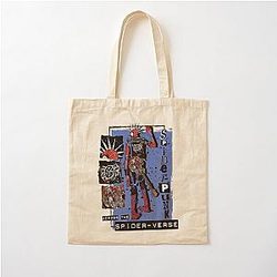 Miles Morales Gwen Stacy Across Cotton Tote Bag