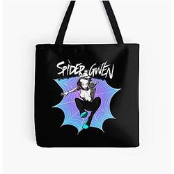 Gwen Stacy Your Favorite Sticker All Over Print Tote Bag