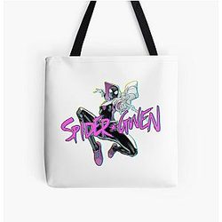 Gwen Stacy as Spider Gwen All Over Print Tote Bag
