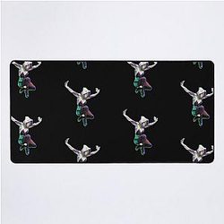 Gwen Stacy Roman Glitch Desk Mat