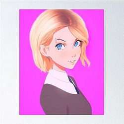Gwen Stacy Into The Spider-Verse version Poster