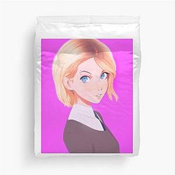 Gwen Stacy Into The Spider Verse Duvet Cover