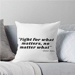 Gwen Stacy reference cushion