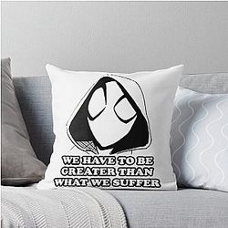 Gwen Stacy Quotes Throw Pillow
