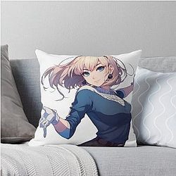 Gwen Stacy Cute Throw Pillow