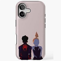 Miles Morales and Gwen Stacy iPhone Case