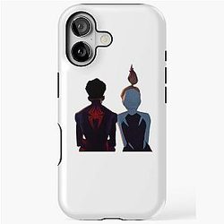 Miles Morales and Gwen Stacy iPhone Tough Case