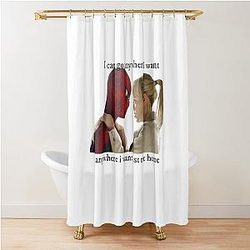 My Tears Ricochet Andrew Garfield Gwen Stacy Taylor Swift Folklore Shower Curtain